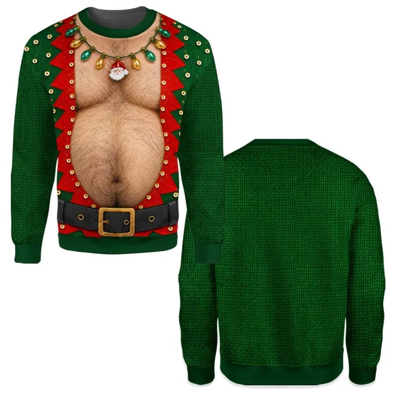 Santa Sweater for Men Women